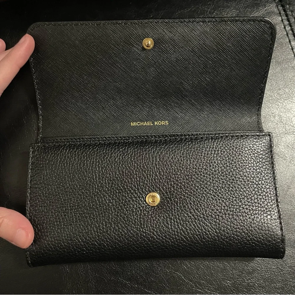 Michael Kors Black Leather Wallet